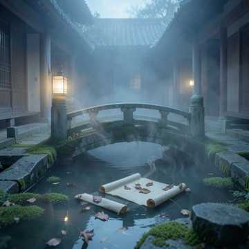 苔痕覆旧游
