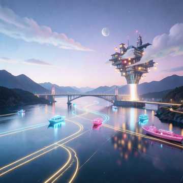 江灯浮城