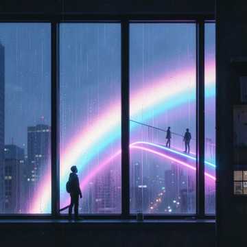 城市夜雨