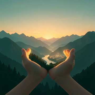 肩上河山