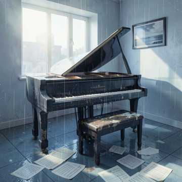 旧钢琴的雨