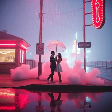 棉花糖淋着雨