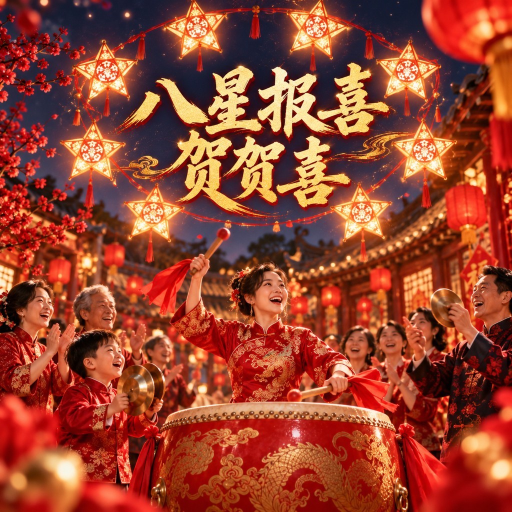 八星报喜贺贺喜