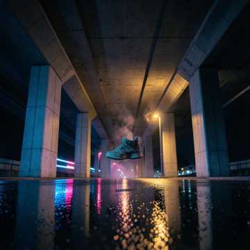 高架桥下跳