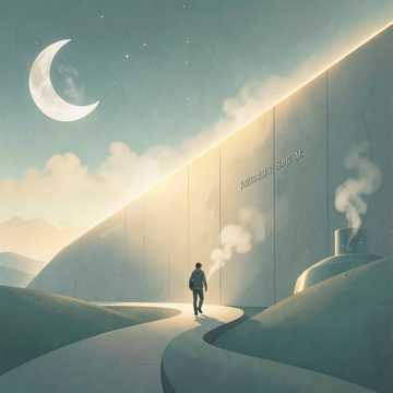 背脊上的晨光