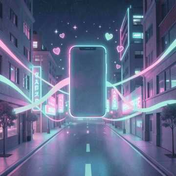 霓虹信号未读