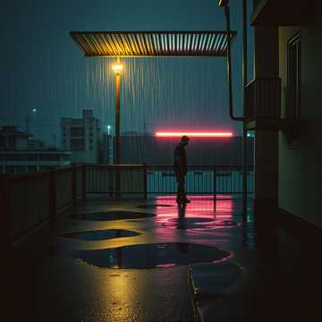 檐下听雨眠
