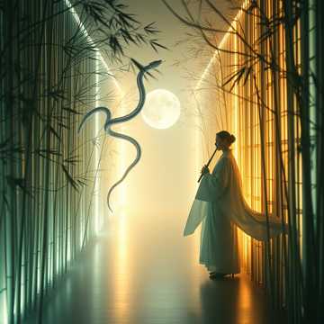 银蛇虚影