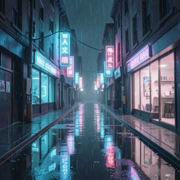 霓虹葬送的背影