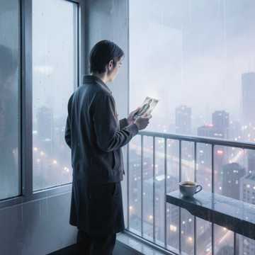 寒光落地窗