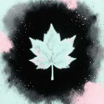 枫叶窗边
