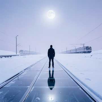 雪夜的列车