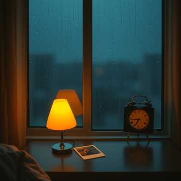 雨声向窗沿退潮