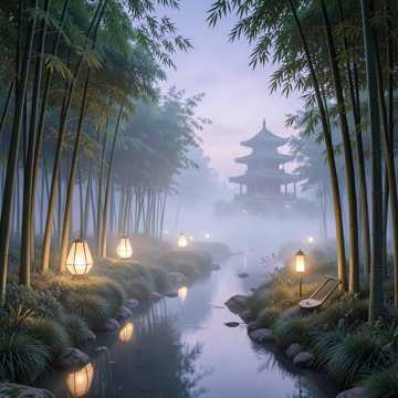Bamboo Lanterns