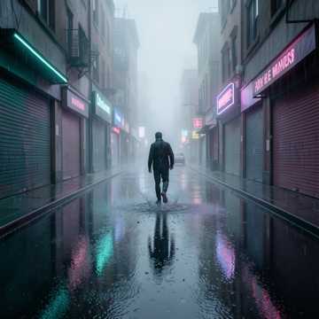 霓虹雨鞋