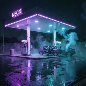 霓虹加油站