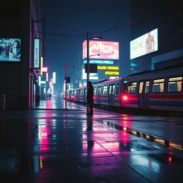 霓虹路口的哑巴