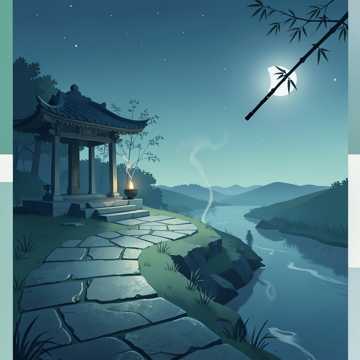 古道青石凉