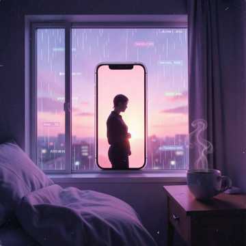屏幕里的日落