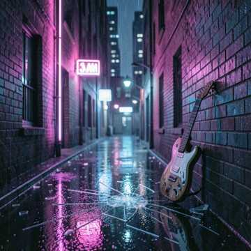 琴弦烫过夜雨