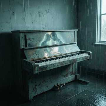 旧钢琴的雨