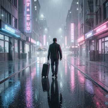 陌生街的独影