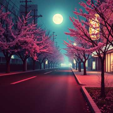 樱花那边的街