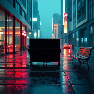 琴键没雨声