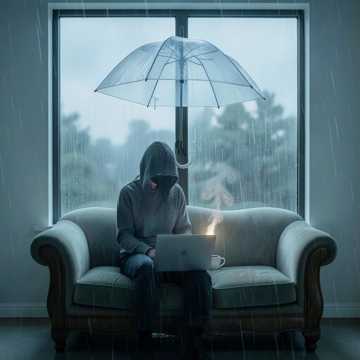 雨丝穿针