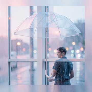 玻璃雨伞
