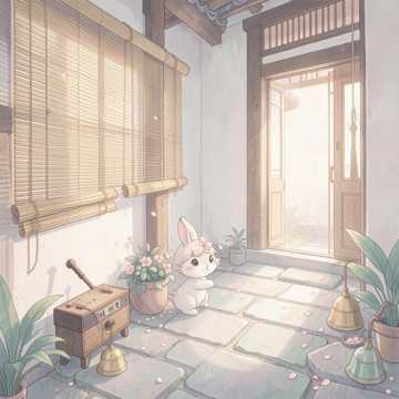 偷看春风的小兔