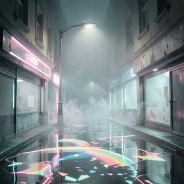 霓虹碎影