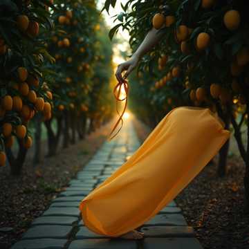 《金色裙摆》