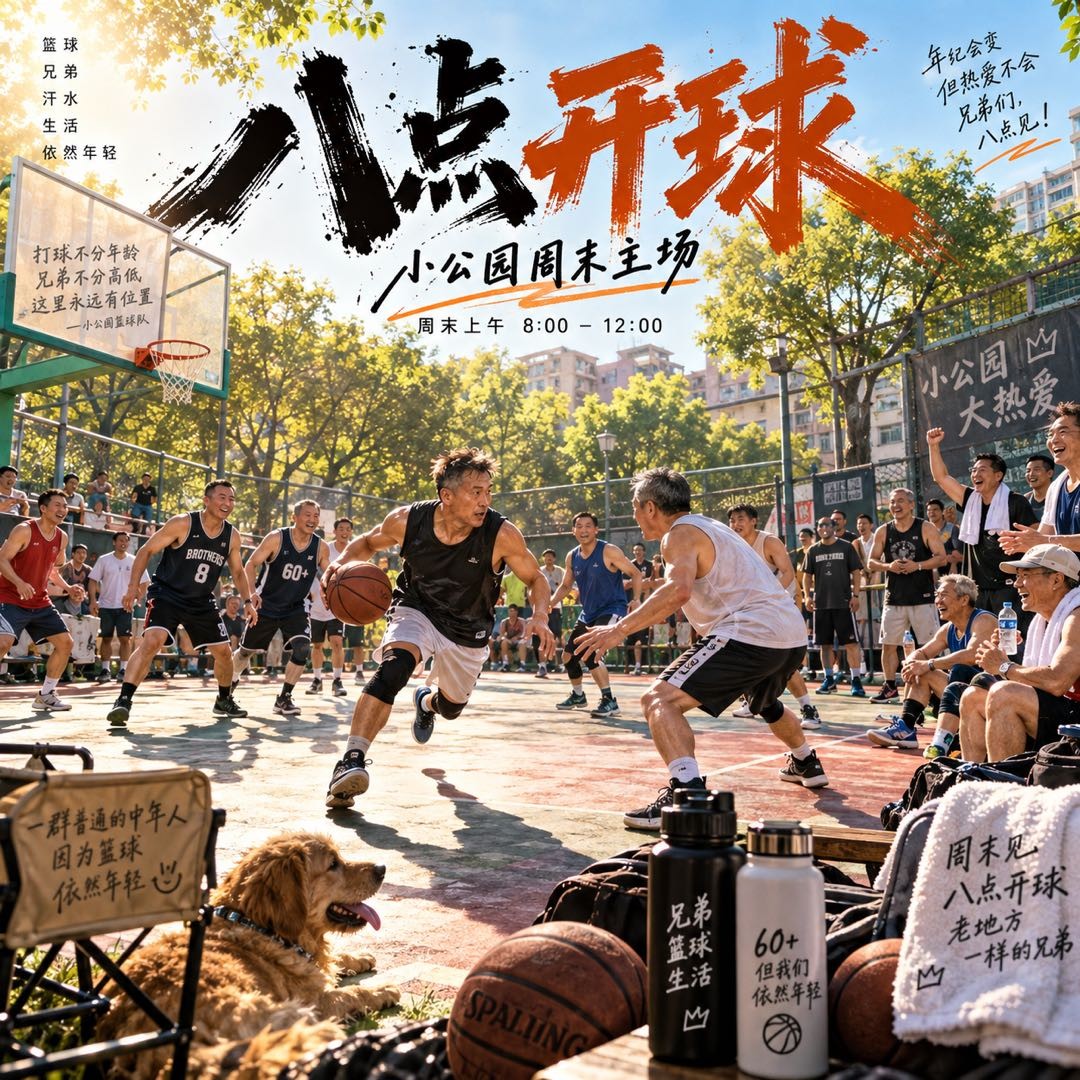 八点钟的小公园