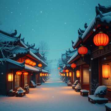 长安落雪时念你