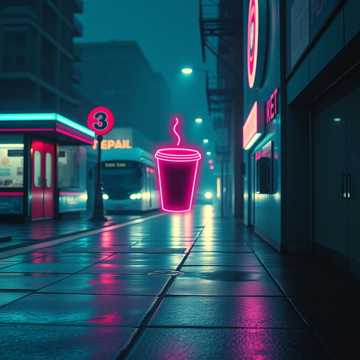 霓虹碎影