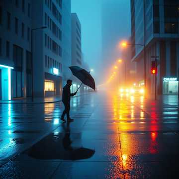大雨还在下