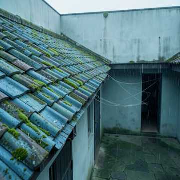 苔瓦对雨