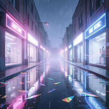 霓虹碎影