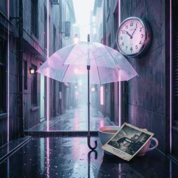 雨把窗都哭花