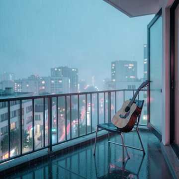 雨落窗台余音