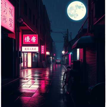 霓虹空巷