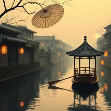 华阳暮色