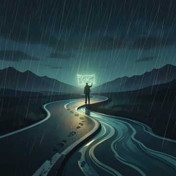 迷途的脚印