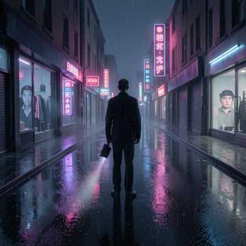 霓虹碎影街