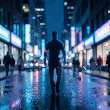 零钱响的夜路