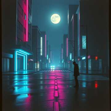霓虹与影子