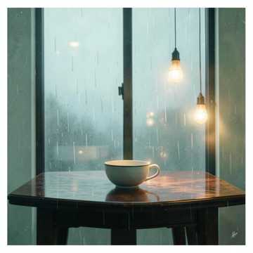 雨停茶盏