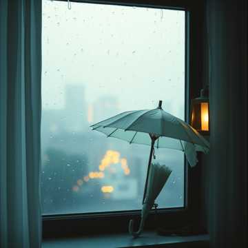 琉璃窗上烟雨愁