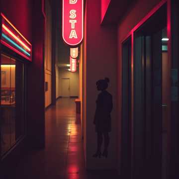 灯还亮着